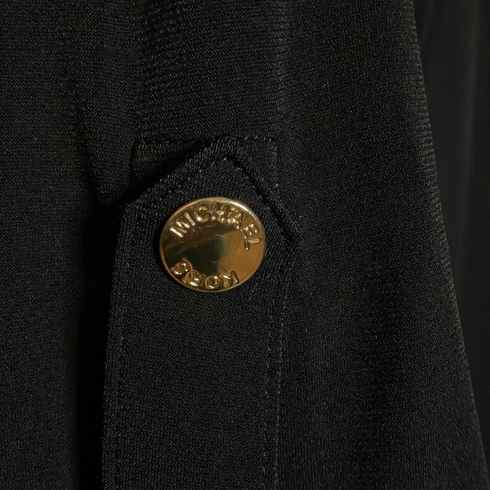 Classic jumper with gold stud Epaulette detail. - Picture 10 of 14